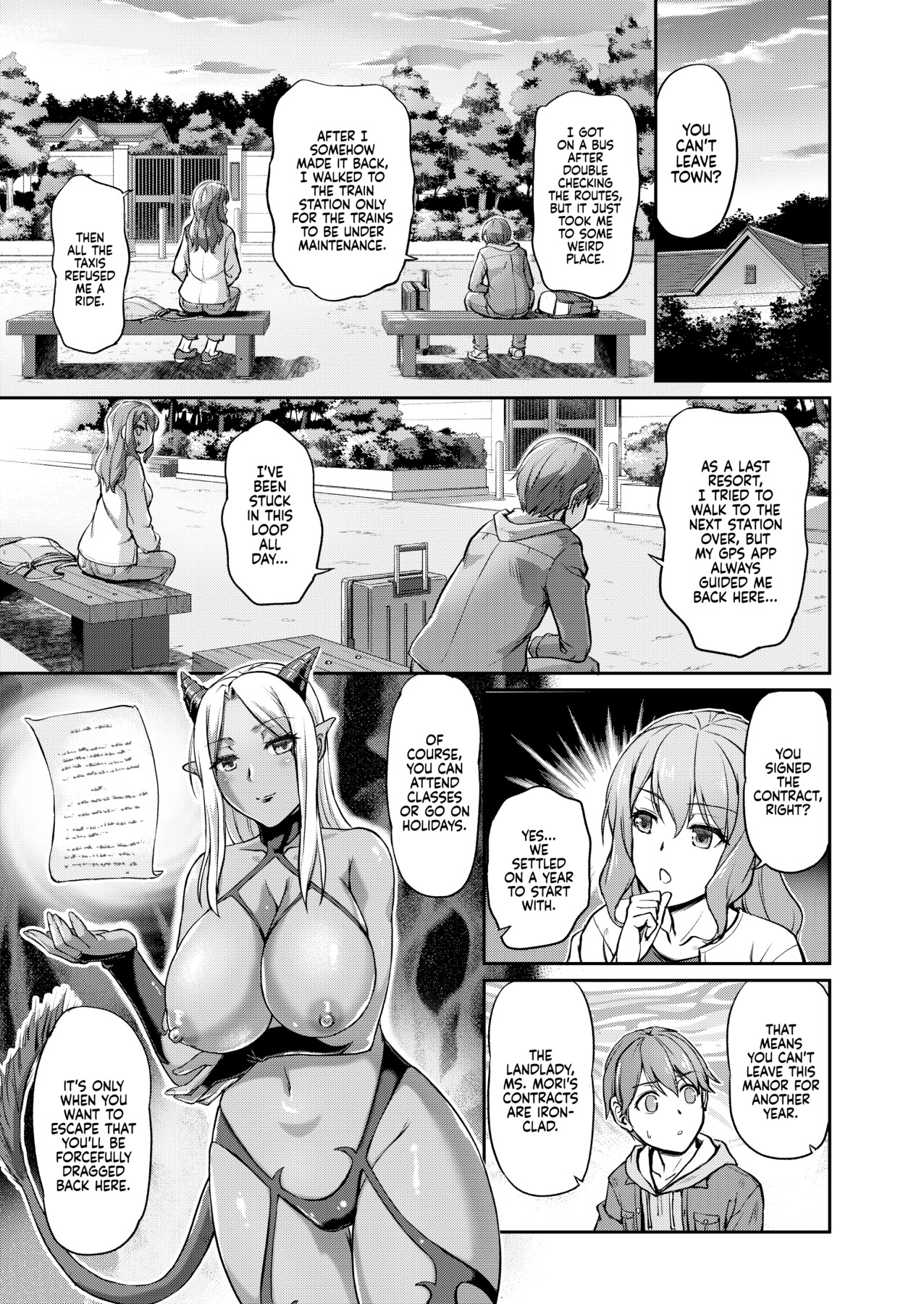 Hentai Manga Comic-Daily Life at the Monster Girl Manor-Read-34